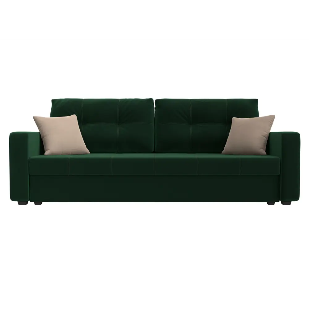 Фото 2 Диван Лига Диванов Ливерпуль Лайт 117187 224x87x80 см велюр цвет зеленый Фото 2 Диван Лига Диванов Ливерпуль Лайт 117187 224x87x80 см велюр цвет зеленый