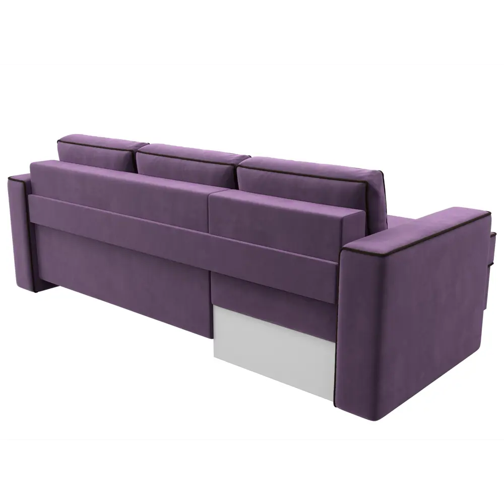 Фото 5 Диван Лига Диванов Принстон 110844L 244x85x150 см вельвет цвет фиолетовый Фото 5 Диван Лига Диванов Принстон 110844L 244x85x150 см вельвет цвет фиолетовый