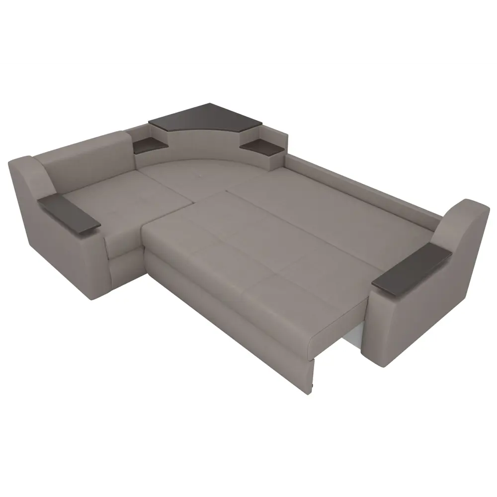 Фото 6 Диван Лига Диванов Тесей 107633L 254x74x184 см рогожка цвет бежевый