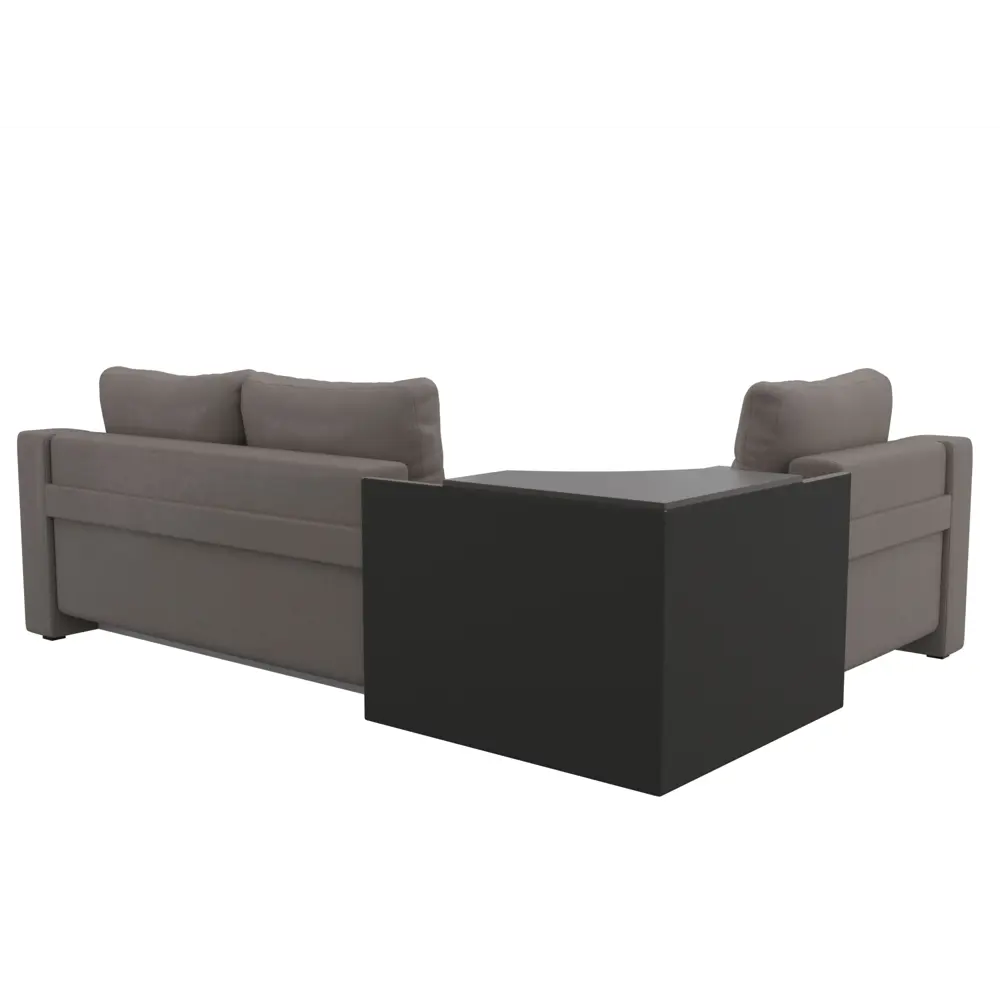 Фото 3 Диван Лига Диванов Тесей 107633L 254x74x184 см рогожка цвет бежевый