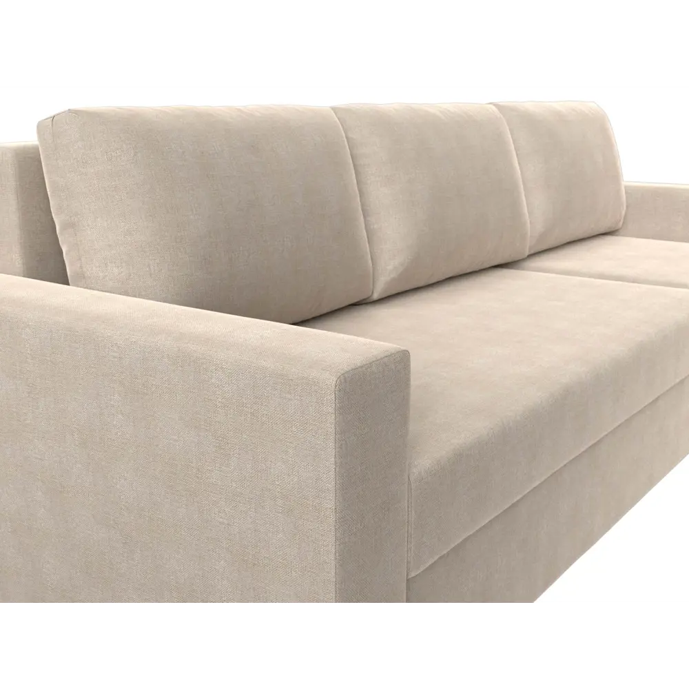 Фото 3 Диван Лига Диванов Траумберг Лайт 117139 227x90x141 см рогожка цвет бежевый