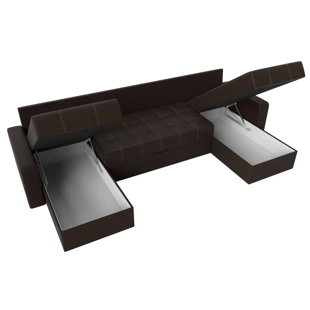 Фото 8 Диван Лига Диванов Ливерпуль 31476 300x90x155 см искусственная кожа цвет коричневый Фото 8 Диван Лига Диванов Ливерпуль 31476 300x90x155 см искусственная кожа цвет коричневый