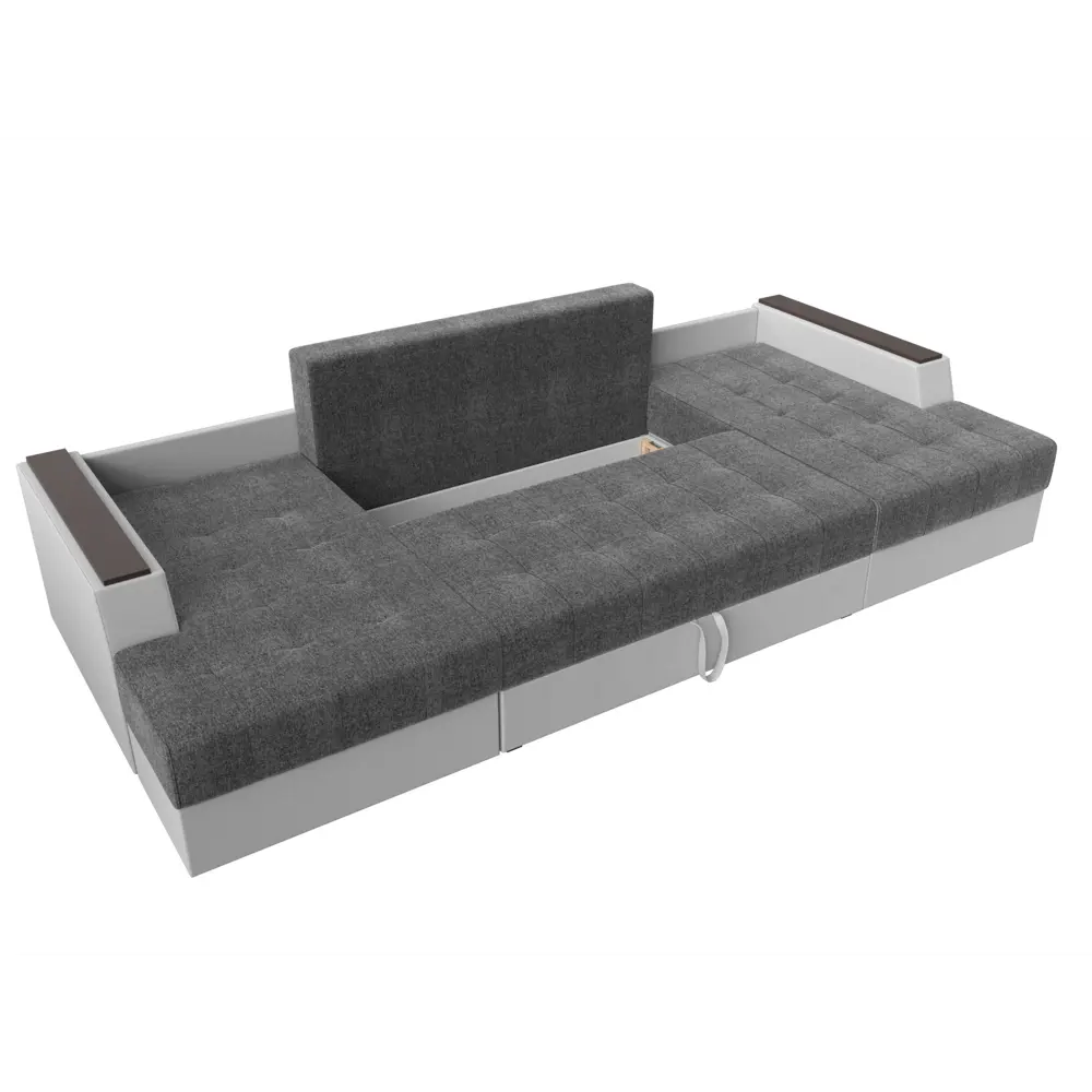 Фото 7 Диван Лига Диванов Эмир 110937 312x85x150 см рогожка цвет серый/белый Фото 7 Диван Лига Диванов Эмир 110937 312x85x150 см рогожка цвет серый/белый