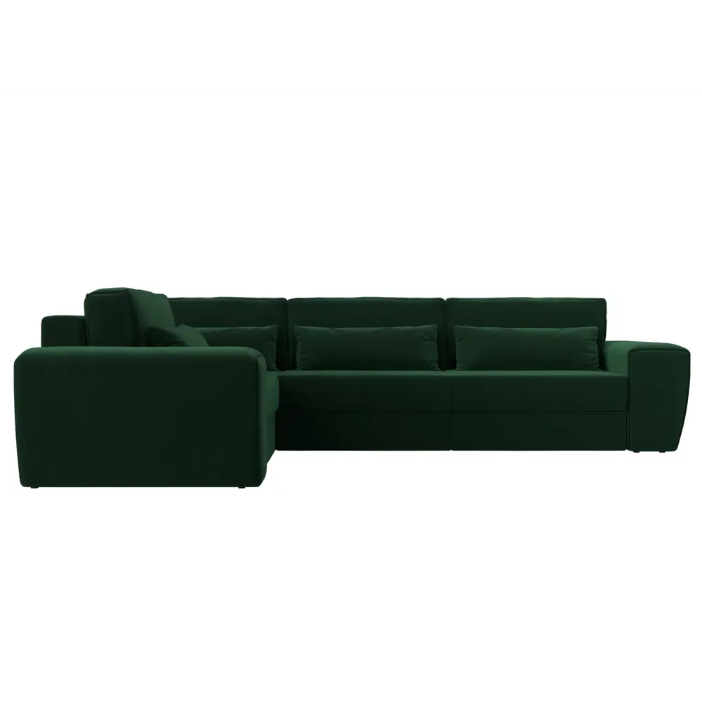 Фото 2 Диван Лига Диванов Лига-008 118710L 340x94x242 см велюр цвет зеленый Фото 2 Диван Лига Диванов Лига-008 118710L 340x94x242 см велюр цвет зеленый