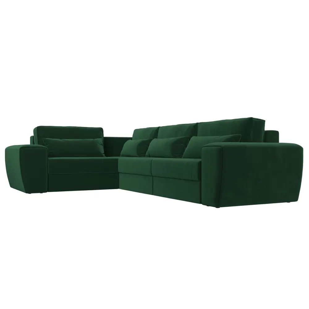 Фото 4 Диван Лига Диванов Лига-008 118710L 340x94x242 см велюр цвет зеленый Фото 4 Диван Лига Диванов Лига-008 118710L 340x94x242 см велюр цвет зеленый