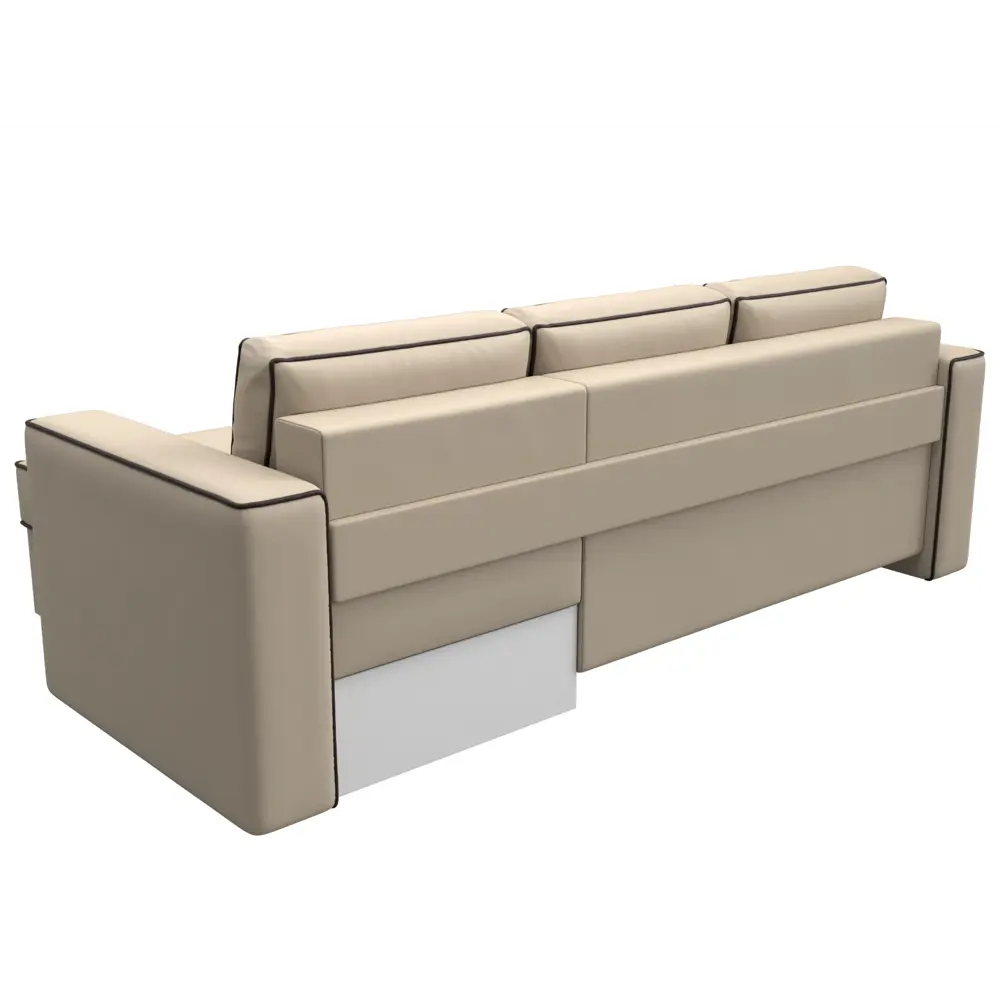 Фото 5 Диван Лига Диванов Принстон 29373 244x85x150 см искусственная кожа цвет бежевый Фото 5 Диван Лига Диванов Принстон 29373 244x85x150 см искусственная кожа цвет бежевый