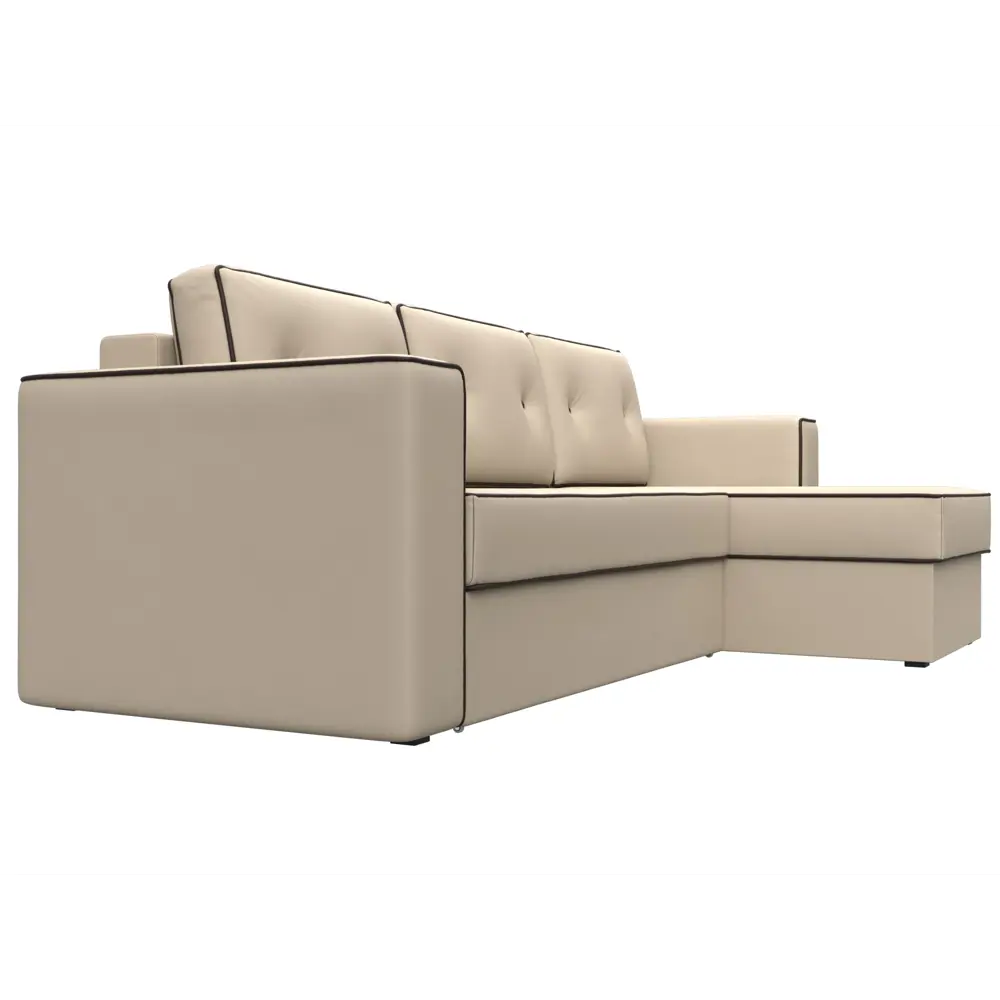 Фото 4 Диван Лига Диванов Принстон 29373 244x85x150 см искусственная кожа цвет бежевый Фото 4 Диван Лига Диванов Принстон 29373 244x85x150 см искусственная кожа цвет бежевый