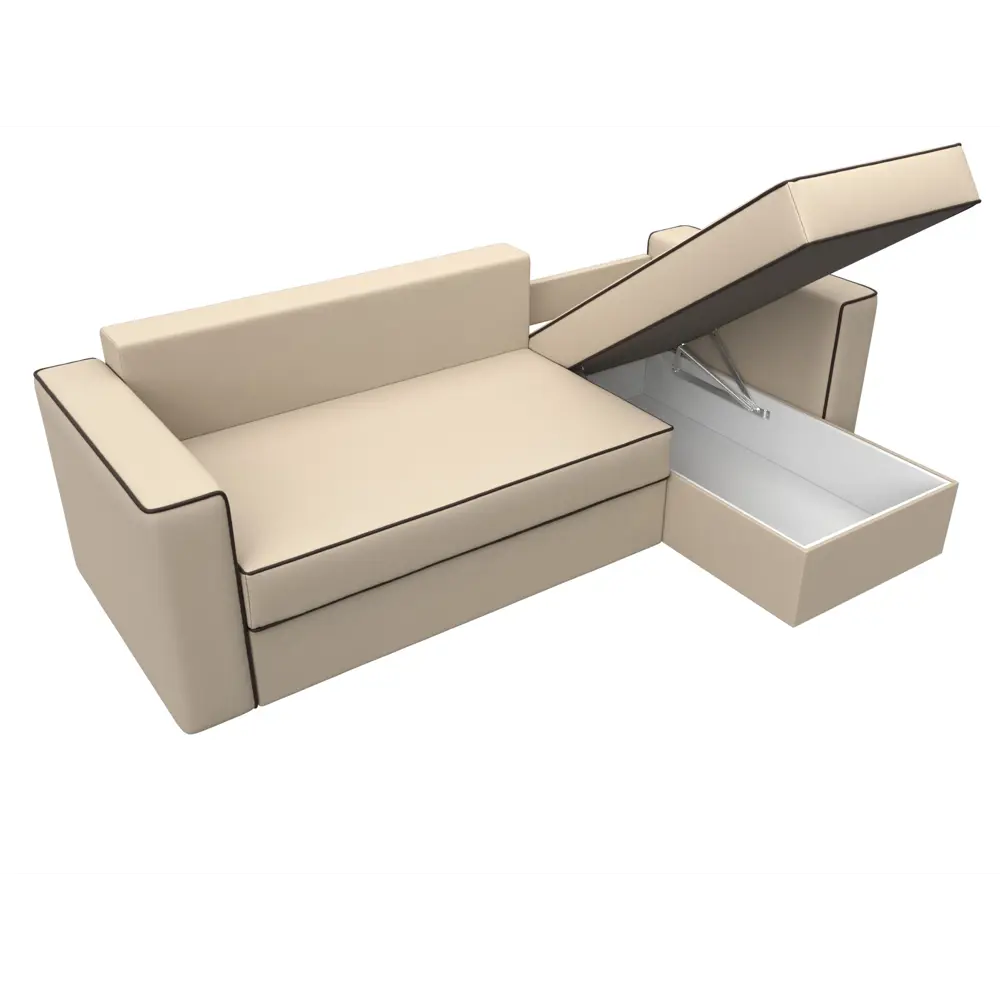 Фото 9 Диван Лига Диванов Принстон 29373 244x85x150 см искусственная кожа цвет бежевый Фото 9 Диван Лига Диванов Принстон 29373 244x85x150 см искусственная кожа цвет бежевый