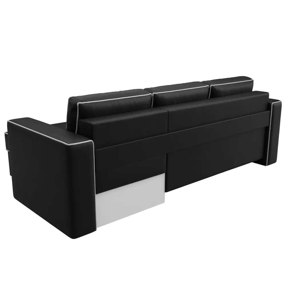 Фото 5 Диван Лига Диванов Принстон 29376 244x85x150 см искусственная кожа цвет черный Фото 5 Диван Лига Диванов Принстон 29376 244x85x150 см искусственная кожа цвет черный