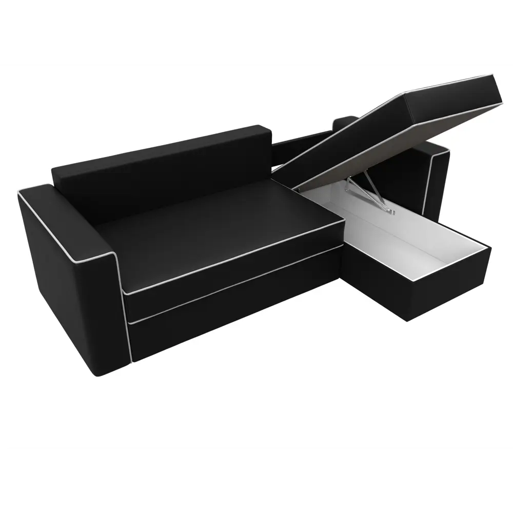 Фото 9 Диван Лига Диванов Принстон 29376 244x85x150 см искусственная кожа цвет черный Фото 9 Диван Лига Диванов Принстон 29376 244x85x150 см искусственная кожа цвет черный