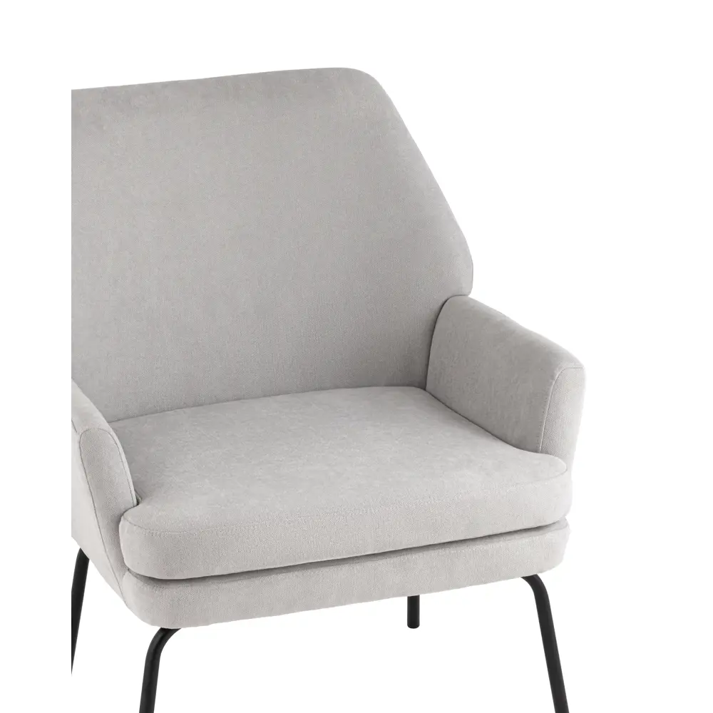 Фото 3 Кресло Stool group Харви 68x82x76 см ткань цвет светло-серый Фото 3 Кресло Stool group Харви 68x82x76 см ткань цвет светло-серый