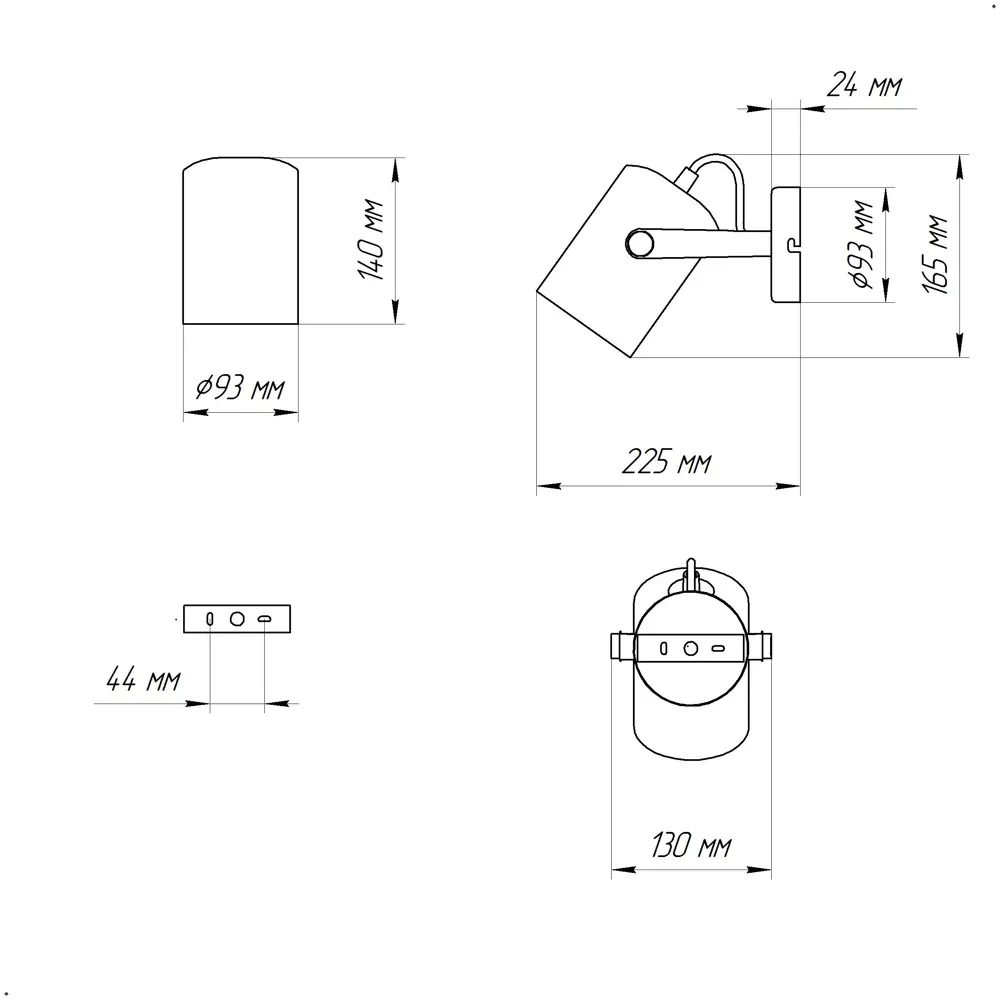Фото 6 Настенный светильник Завод элетех Текст 1005405350 цвет черный Фото 6 Настенный светильник Завод элетех Текст 1005405350 цвет черный