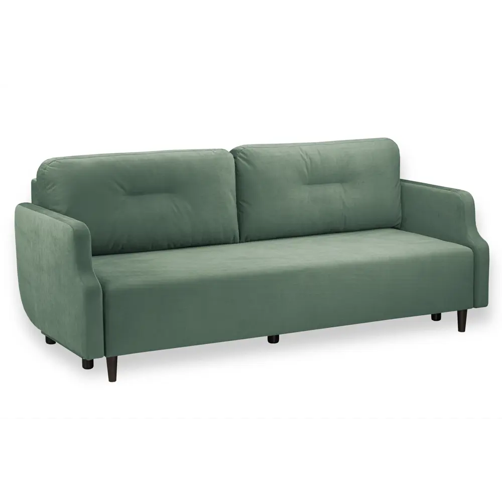 Фото 2 Диван Ramart Design Гамма 80622921 210x85x100 см велюр цвет зеленый Фото 2 Диван Ramart Design Гамма 80622921 210x85x100 см велюр цвет зеленый