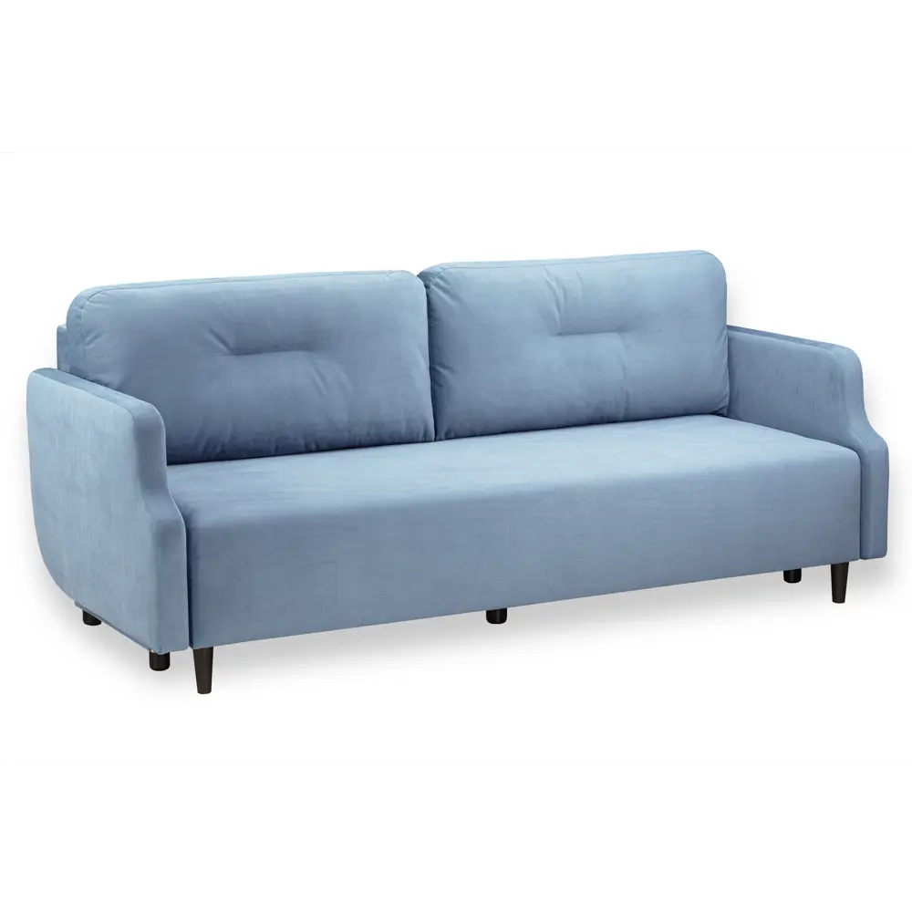 Фото 2 Диван Ramart Design Гамма 80622925 210x85x100 см велюр цвет синий Фото 2 Диван Ramart Design Гамма 80622925 210x85x100 см велюр цвет синий