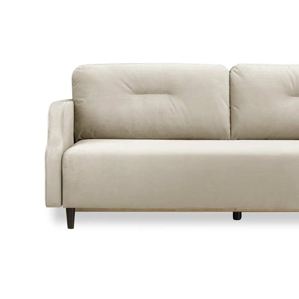 Фото 5 Диван Ramart Design Гамма 80622927 210x85x100 см велюр цвет бежевый Фото 5 Диван Ramart Design Гамма 80622927 210x85x100 см велюр цвет бежевый