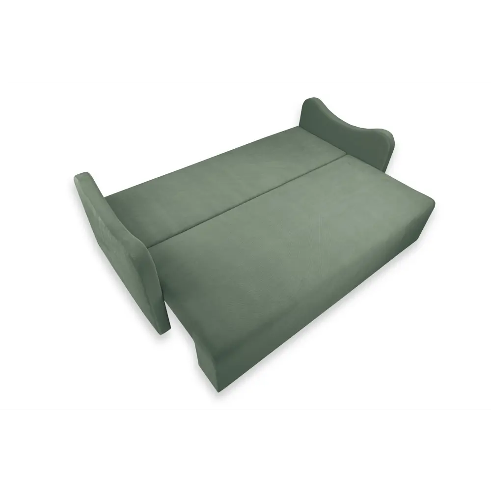 Фото Диван Ramart Design Мокко 80622981 210x85x100 см велюр цвет зеленый Фото Диван Ramart Design Мокко 80622981 210x85x100 см велюр цвет зеленый