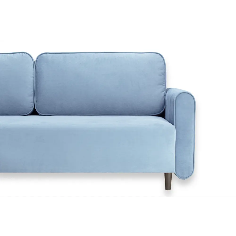 Фото 7 Диван Ramart Design Сканди 80622935 219x85x100 см велюр цвет синий Фото 7 Диван Ramart Design Сканди 80622935 219x85x100 см велюр цвет синий