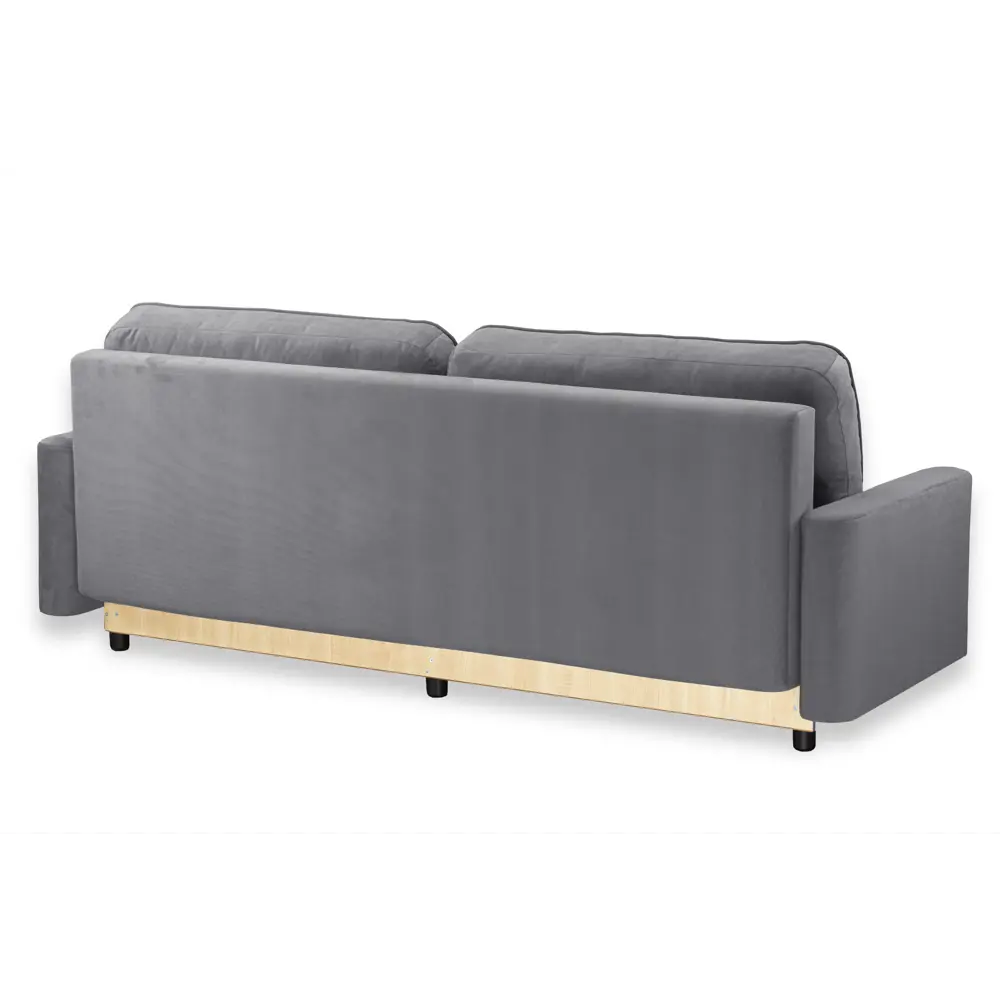 Фото 4 Диван Ramart Design Торн 80622956 219x85x100 см велюр цвет серый/серебристый Фото 4 Диван Ramart Design Торн 80622956 219x85x100 см велюр цвет серый/серебристый