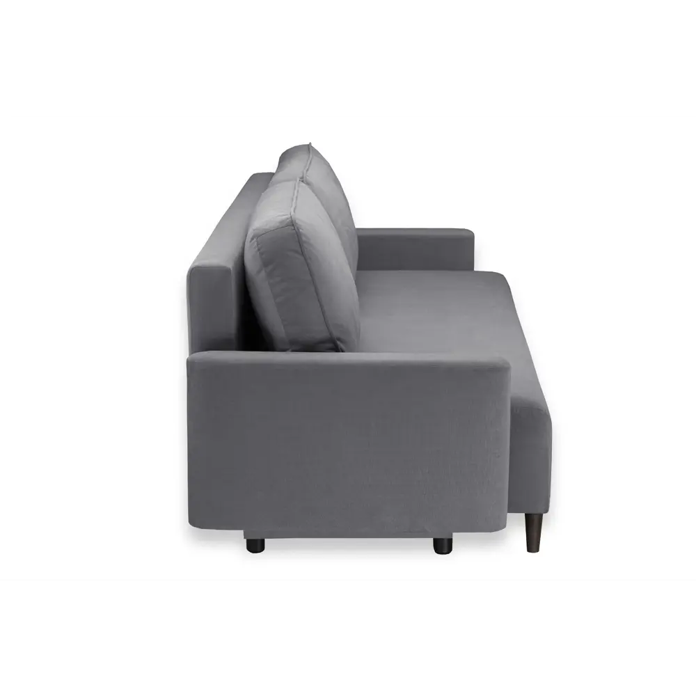 Фото 3 Диван Ramart Design Торн 80622956 219x85x100 см велюр цвет серый/серебристый Фото 3 Диван Ramart Design Торн 80622956 219x85x100 см велюр цвет серый/серебристый
