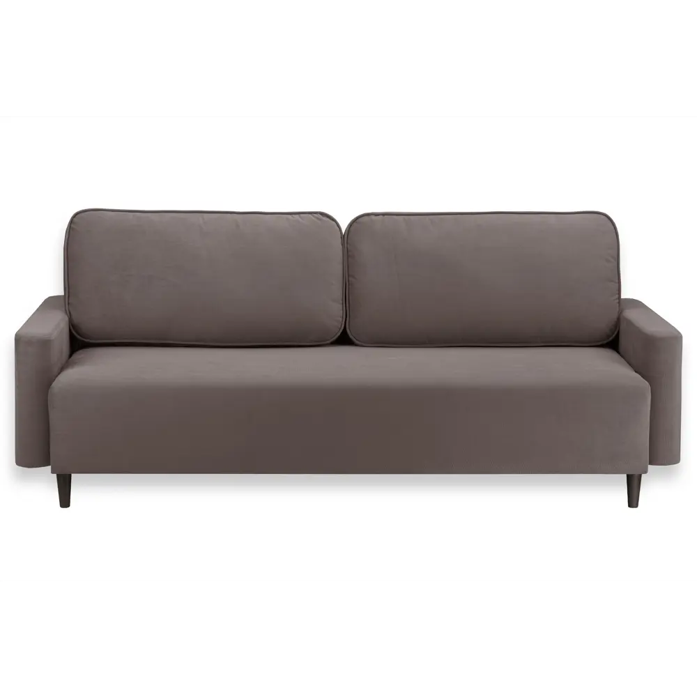 Фото Диван Ramart Design Торн 80622959 219x85x100 см велюр цвет коричневый Фото Диван Ramart Design Торн 80622959 219x85x100 см велюр цвет коричневый