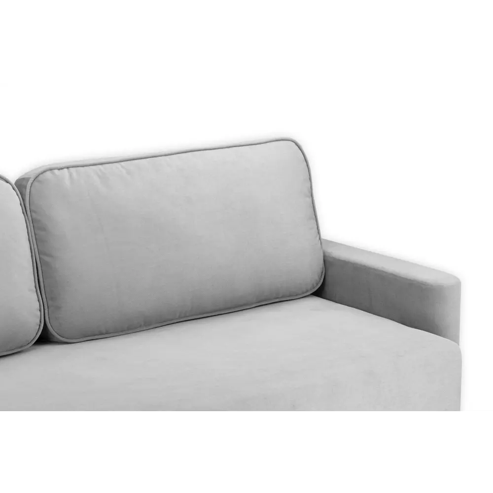 Фото 7 Диван Ramart Design Торн 80622960 219x85x100 см велюр цвет серый/серебристый Фото 7 Диван Ramart Design Торн 80622960 219x85x100 см велюр цвет серый/серебристый