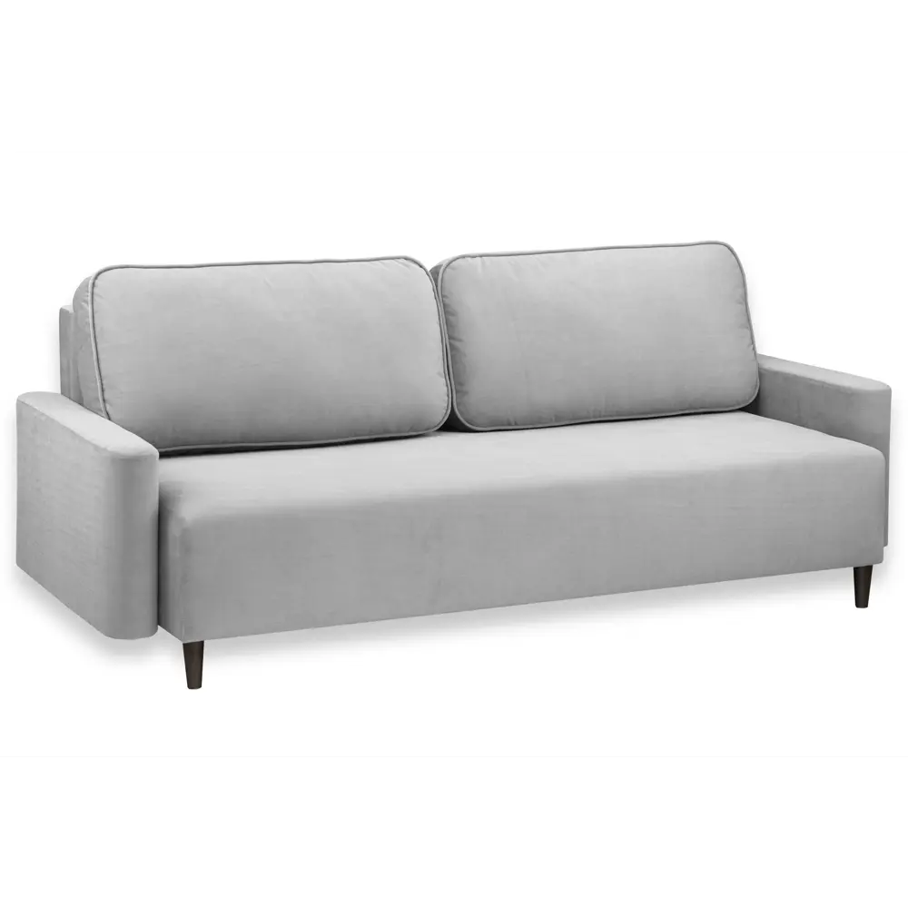 Фото 2 Диван Ramart Design Торн 80622960 219x85x100 см велюр цвет серый/серебристый Фото 2 Диван Ramart Design Торн 80622960 219x85x100 см велюр цвет серый/серебристый