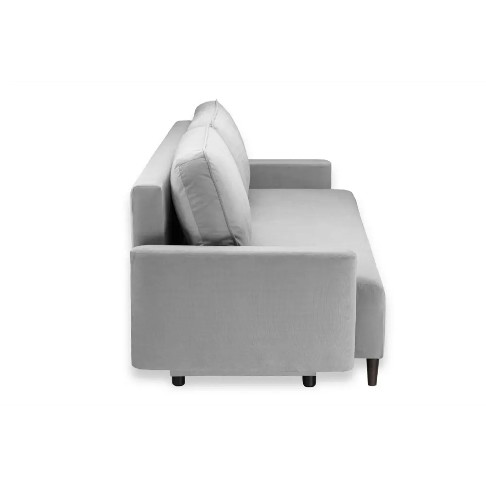 Фото 3 Диван Ramart Design Торн 80622960 219x85x100 см велюр цвет серый/серебристый Фото 3 Диван Ramart Design Торн 80622960 219x85x100 см велюр цвет серый/серебристый