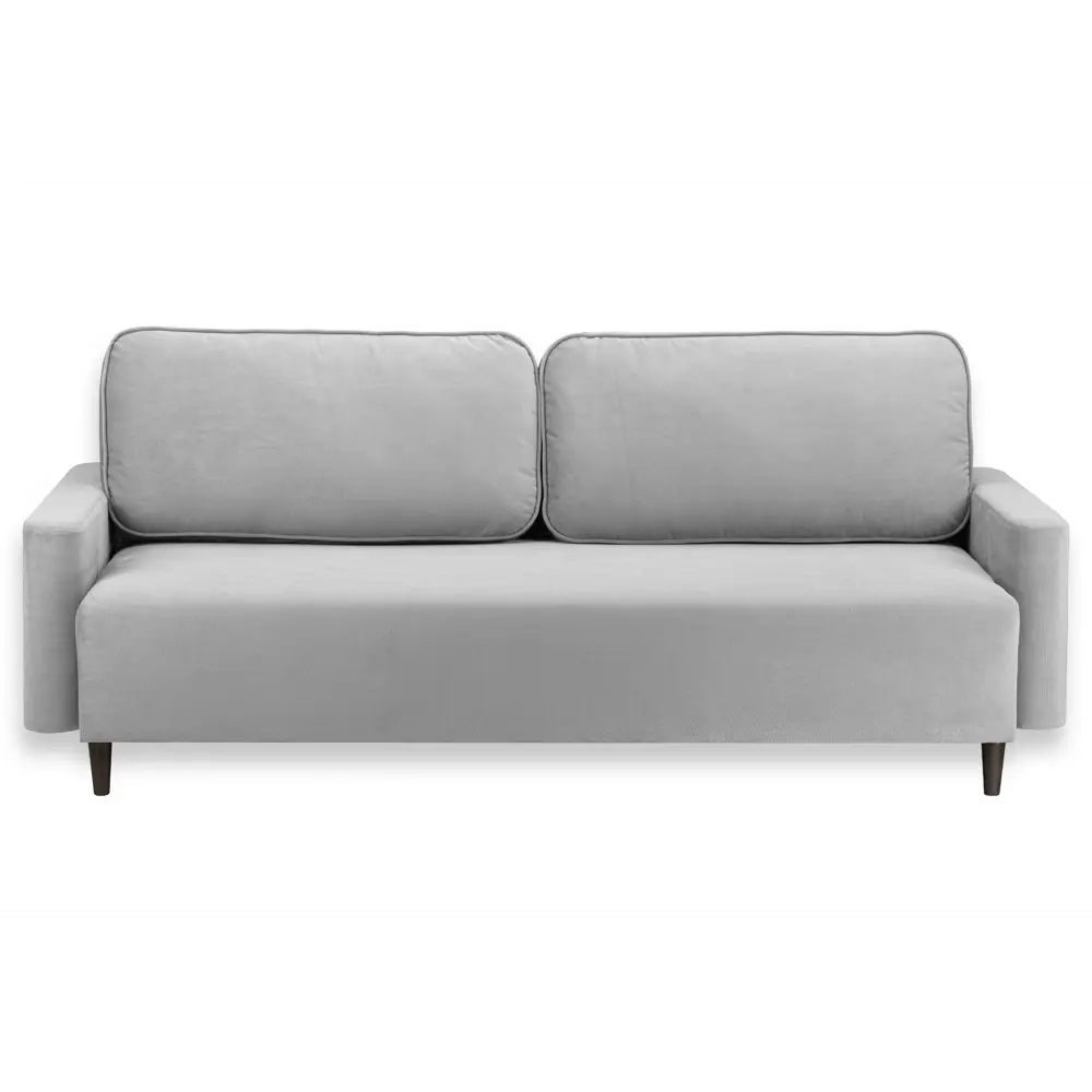 Фото Диван Ramart Design Торн 80622960 219x85x100 см велюр цвет серый/серебристый Фото Диван Ramart Design Торн 80622960 219x85x100 см велюр цвет серый/серебристый