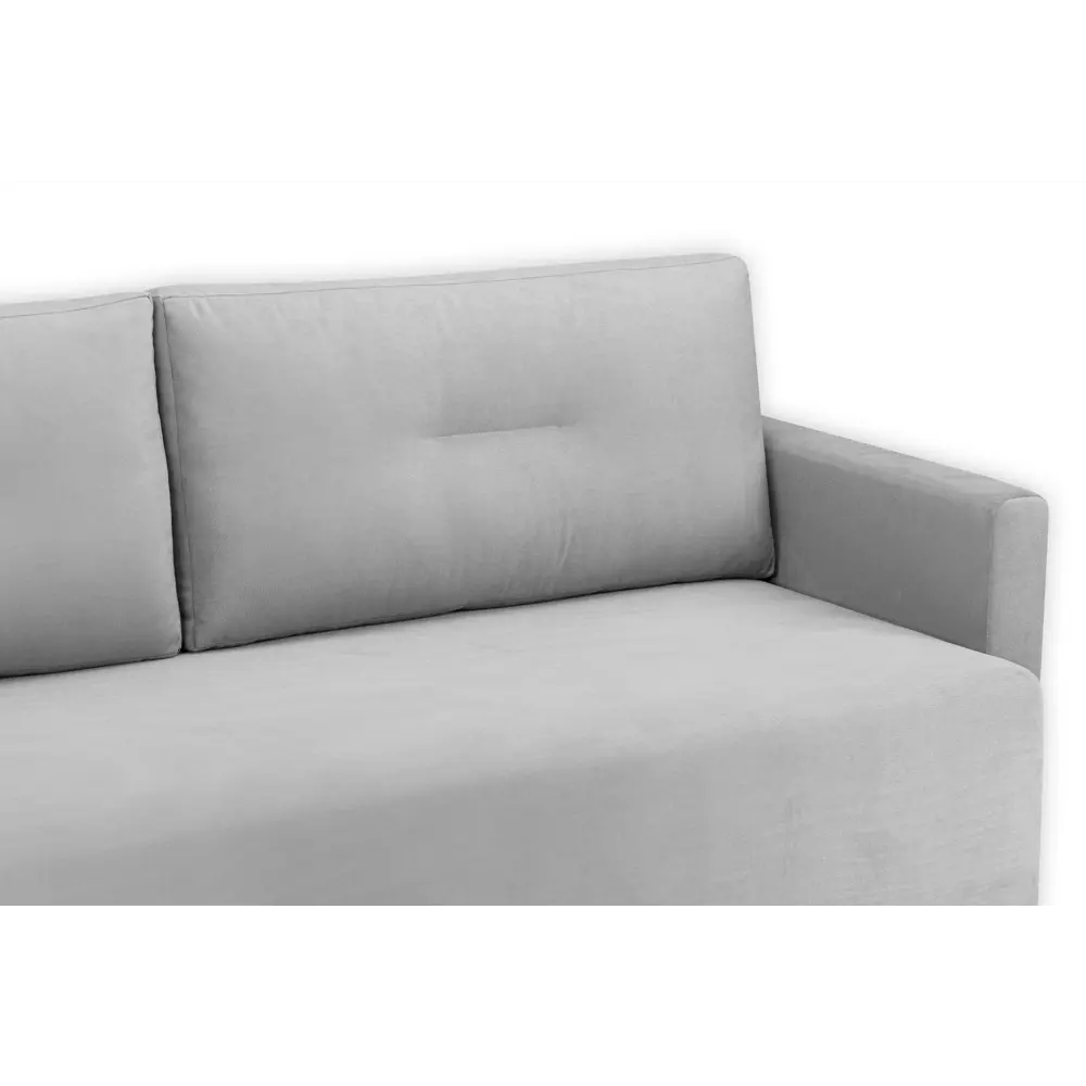 Фото 8 Диван Ramart Design Лонг 80622907 212x85x100 см велюр цвет серый/серебристый Фото 8 Диван Ramart Design Лонг 80622907 212x85x100 см велюр цвет серый/серебристый