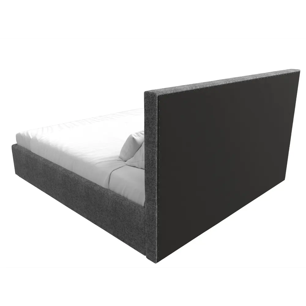 Фото 5 Кровать Лига Диванов Кариба 113985 195x110x211 см рогожка цвет серый Фото 5 Кровать Лига Диванов Кариба 113985 195x110x211 см рогожка цвет серый