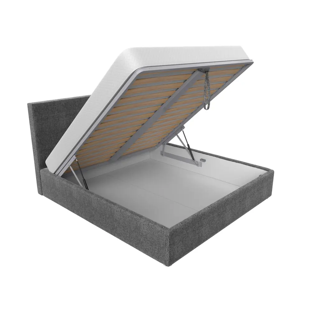 Фото 6 Кровать Лига Диванов Кариба 113985 195x110x211 см рогожка цвет серый Фото 6 Кровать Лига Диванов Кариба 113985 195x110x211 см рогожка цвет серый