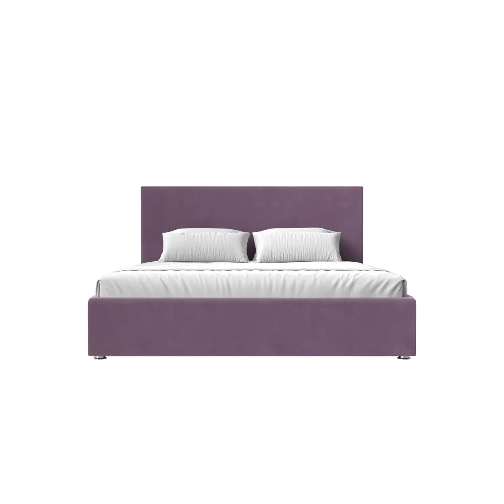 Фото 3 Кровать Кариба 180 Лига диванов 113982 195x110x211 см микровельвет цвет сиреневый Фото 3 Кровать Кариба 180 Лига диванов 113982 195x110x211 см микровельвет цвет сиреневый
