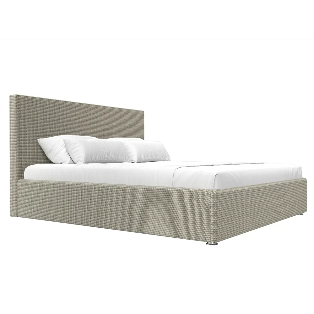 Фото 4 Кровать Лига Диванов Кариба 113996 215x110x211 см рогожка цвет бежевый Фото 4 Кровать Лига Диванов Кариба 113996 215x110x211 см рогожка цвет бежевый