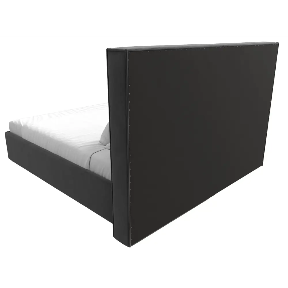 Фото 5 Кровать Лига Диванов Аура 113022 175x130x213 см велюр цвет серый Фото 5 Кровать Лига Диванов Аура 113022 175x130x213 см велюр цвет серый