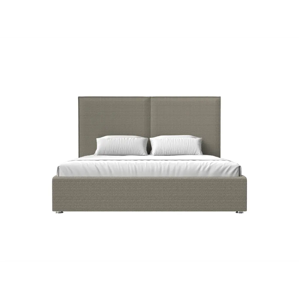 Фото 3 Кровать Лига Диванов Аура 120541 195x130x213 см рогожка цвет бежевый Фото 3 Кровать Лига Диванов Аура 120541 195x130x213 см рогожка цвет бежевый