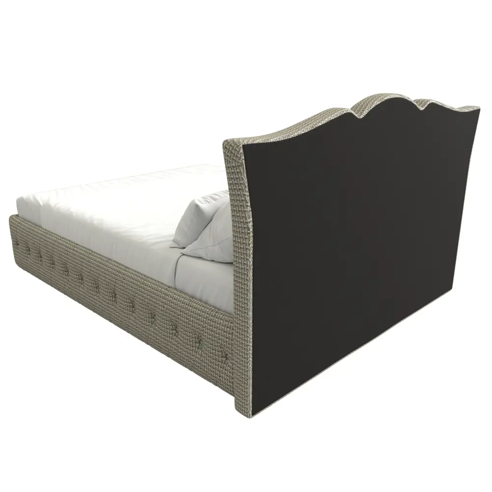 Фото 5 Кровать Лига Диванов Герда 120182 207x110x211 см рогожка цвет бежевый Фото 5 Кровать Лига Диванов Герда 120182 207x110x211 см рогожка цвет бежевый