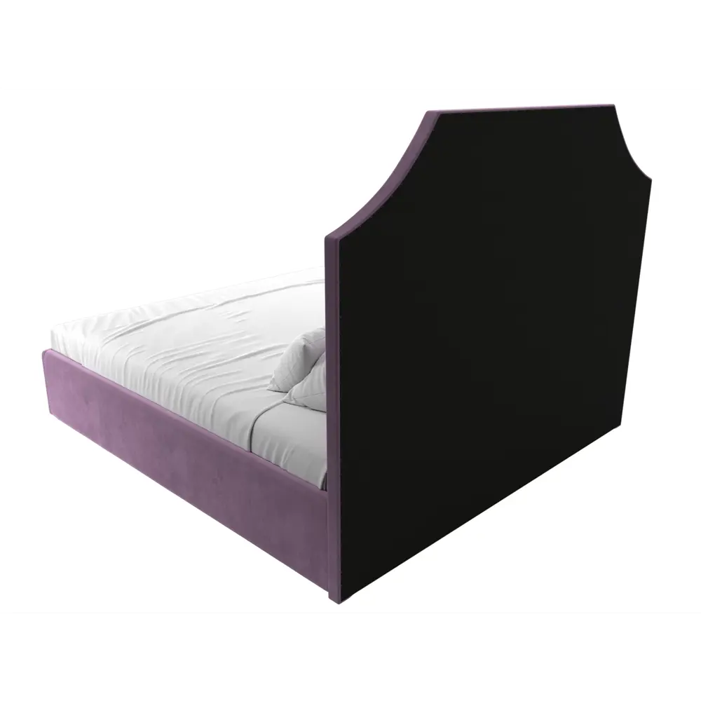 Фото 5 Кровать Лига Диванов Кантри 120689 195x140x211 см вельвет цвет сиреневый Фото 5 Кровать Лига Диванов Кантри 120689 195x140x211 см вельвет цвет сиреневый