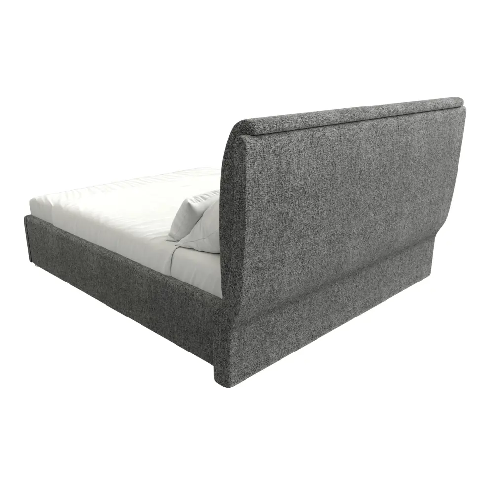 Фото 4 Кровать Лига Диванов Принцесса 120156 180x110x251 см рогожка цвет серый Фото 4 Кровать Лига Диванов Принцесса 120156 180x110x251 см рогожка цвет серый