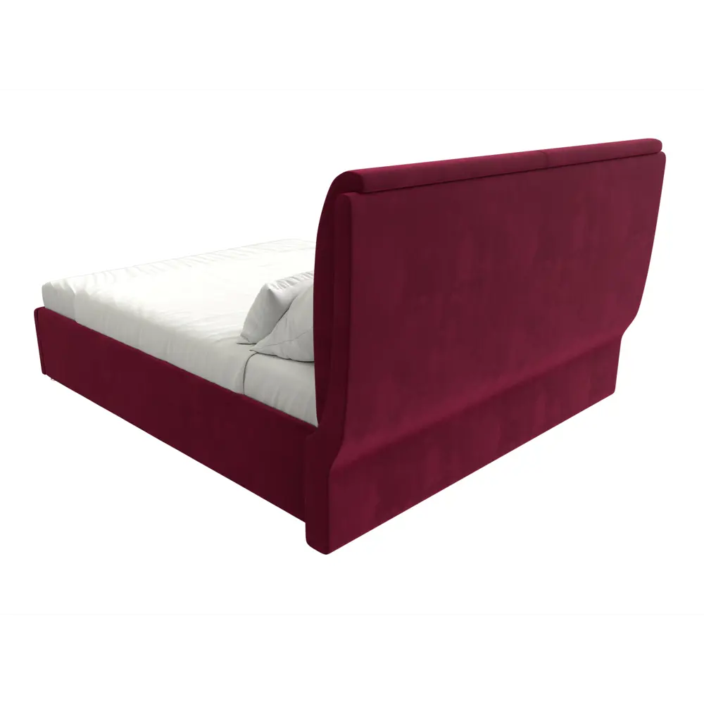 Фото 5 Кровать Лига Диванов Принцесса 120826 200x110x251 см вельвет цвет бордовый Фото 5 Кровать Лига Диванов Принцесса 120826 200x110x251 см вельвет цвет бордовый