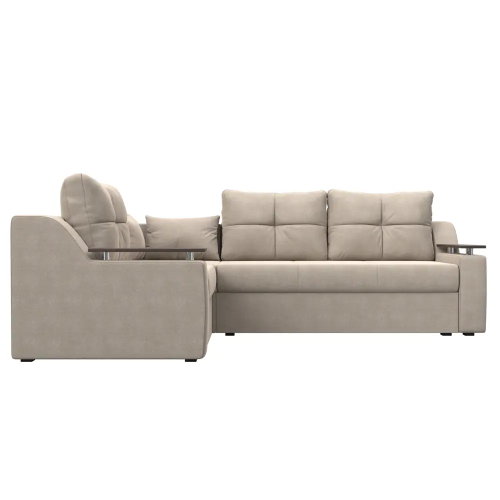 Фото 7 Диван Лига Диванов Кронос 114633L 254x74x184 см рогожка цвет бежевый