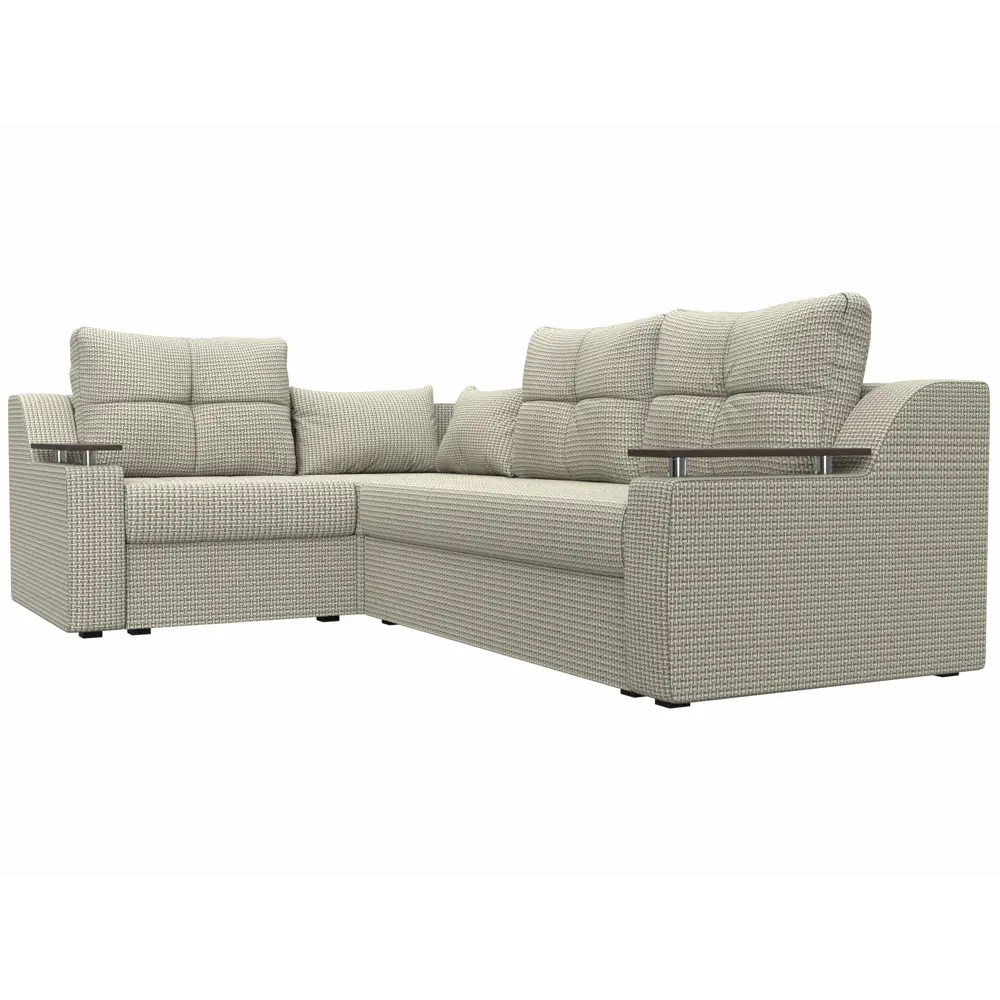 Фото 5 Диван Лига Диванов Кронос 114642L 254x74x184 см рогожка цвет бежевый