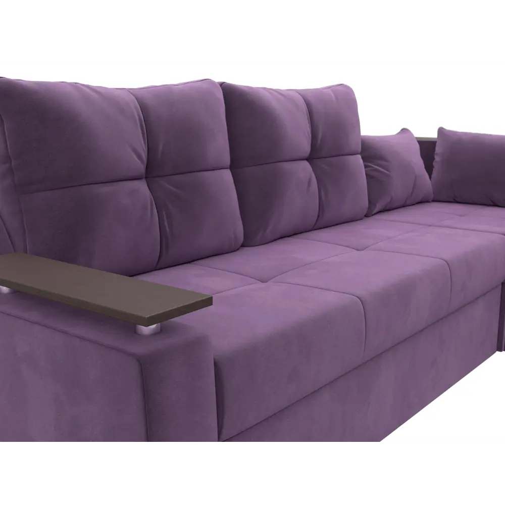 Фото 6 Диван Лига Диванов Кронос 114626 254x74x184 см вельвет цвет фиолетовый Фото 6 Диван Лига Диванов Кронос 114626 254x74x184 см вельвет цвет фиолетовый