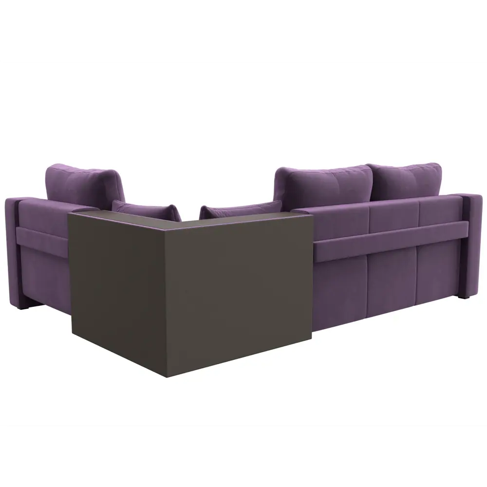 Фото 4 Диван Лига Диванов Кронос 114626 254x74x184 см вельвет цвет фиолетовый Фото 4 Диван Лига Диванов Кронос 114626 254x74x184 см вельвет цвет фиолетовый