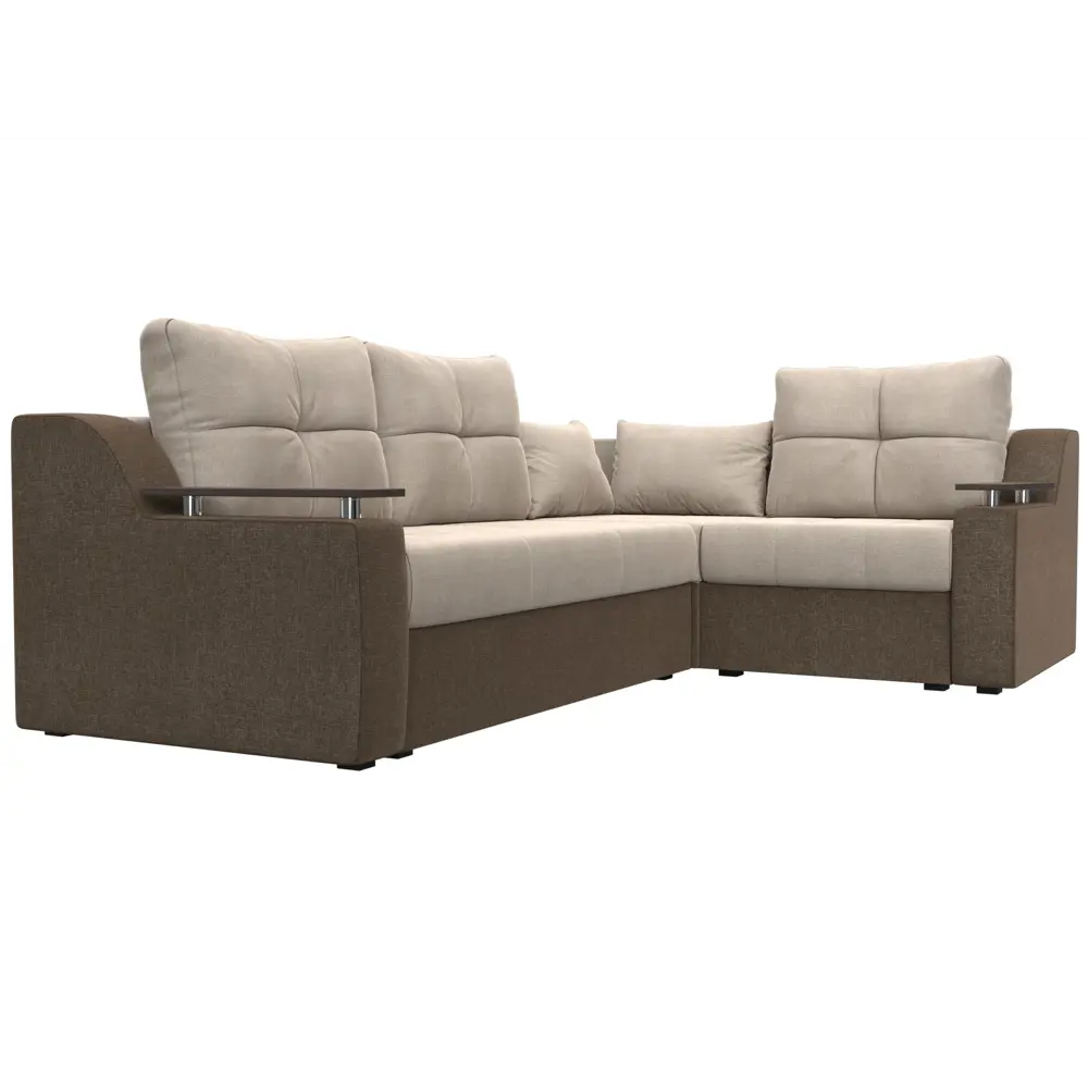 Фото 6 Диван Лига Диванов Кронос 114636 254x74x184 см рогожка цвет бежевый