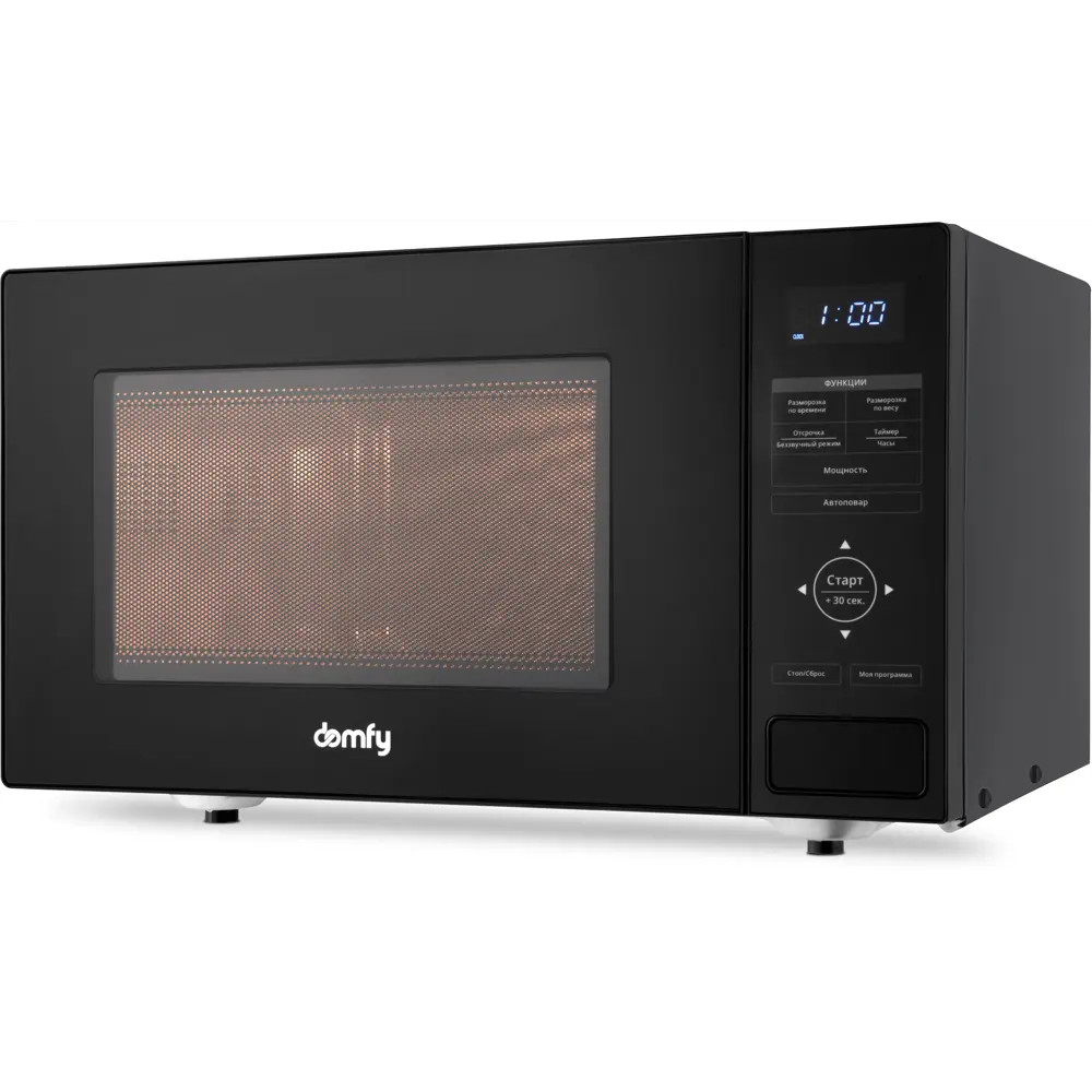 Фото 4 Отдельностоящая микроволновая печь Domfy DSB-MW106 23 л 48.3x28.1x35 см цвет черный Фото 4 Отдельностоящая микроволновая печь Domfy DSB-MW106 23 л 48.3x28.1x35 см цвет черный