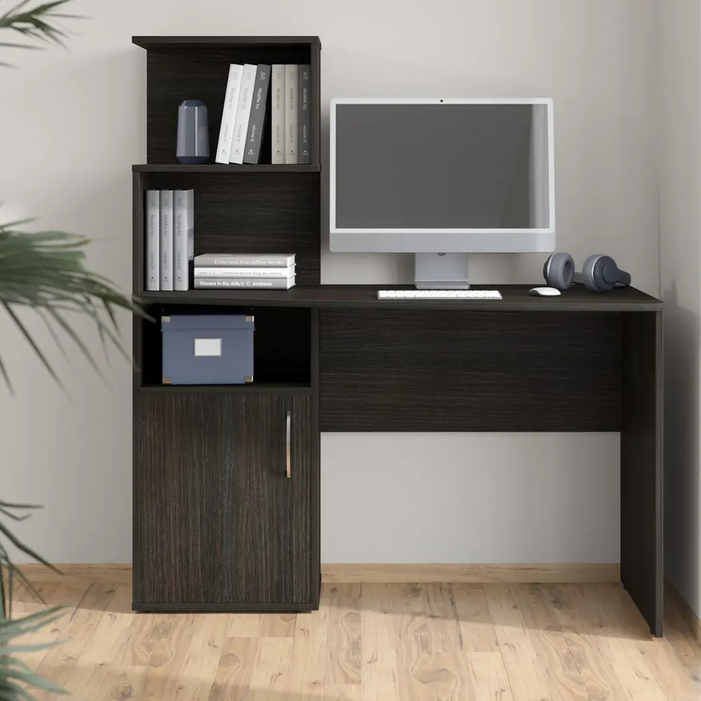 Фото 2 Офисный стол Skyland CD 1213 120x75x60 см ЛДСП цвет темное дерево Фото 2 Офисный стол Skyland CD 1213 120x75x60 см ЛДСП цвет темное дерево