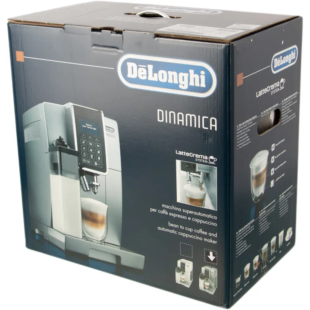 Фото 8 Электрическая кофемашина Delonghi 23.6x34.8x42.9 см цвет серебристый Фото 8 Электрическая кофемашина Delonghi 23.6x34.8x42.9 см цвет серебристый