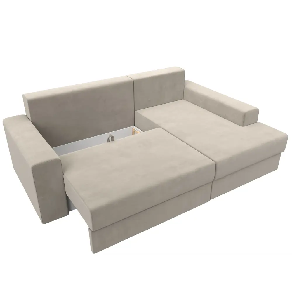 Фото 8 Диван угловой Майами правый угол Лига диванов 114898 254x96x164 см микровельвет цвет бежевый Фото 8 Диван угловой Майами правый угол Лига диванов 114898 254x96x164 см микровельвет цвет бежевый