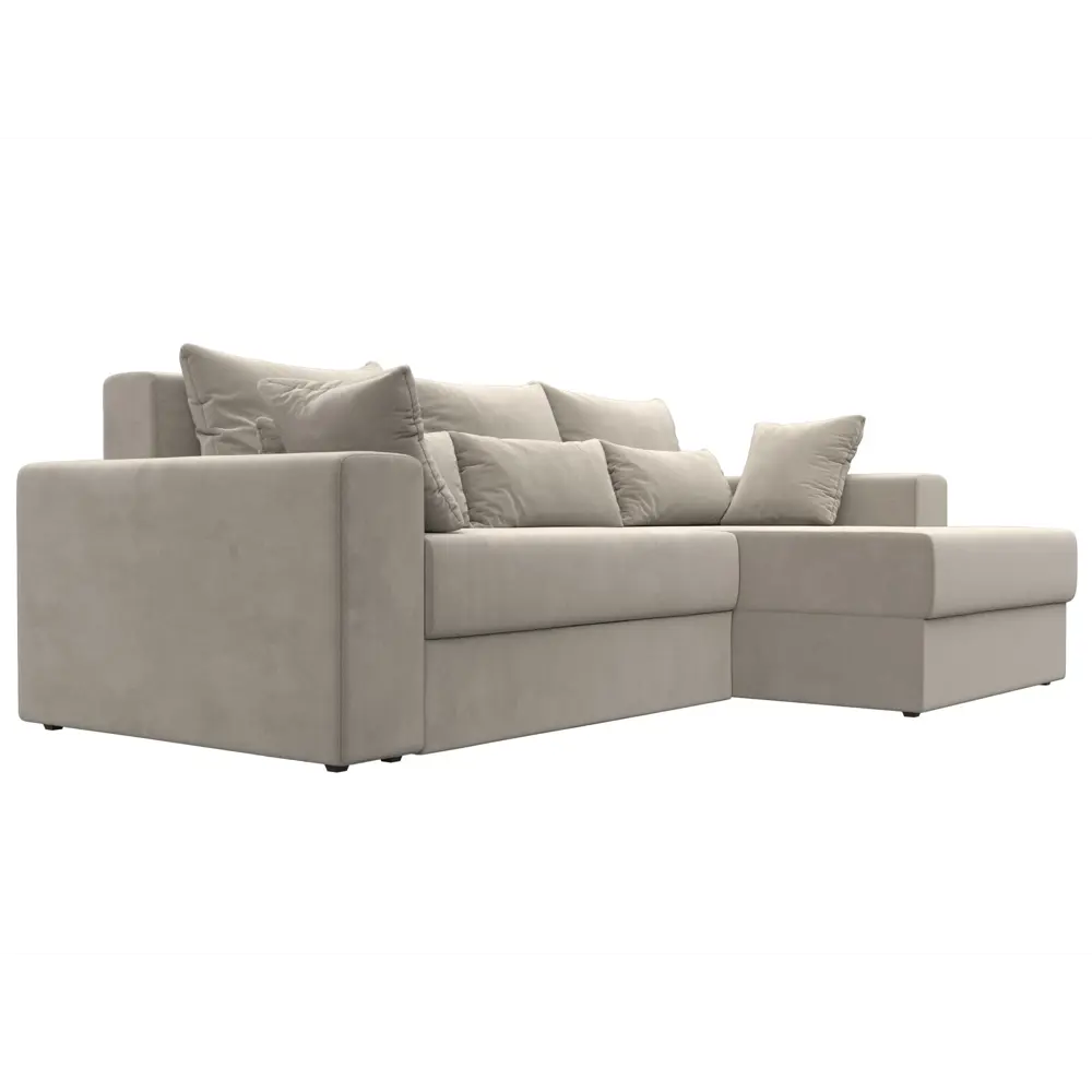 Фото 4 Диван угловой Майами правый угол Лига диванов 114898 254x96x164 см микровельвет цвет бежевый Фото 4 Диван угловой Майами правый угол Лига диванов 114898 254x96x164 см микровельвет цвет бежевый