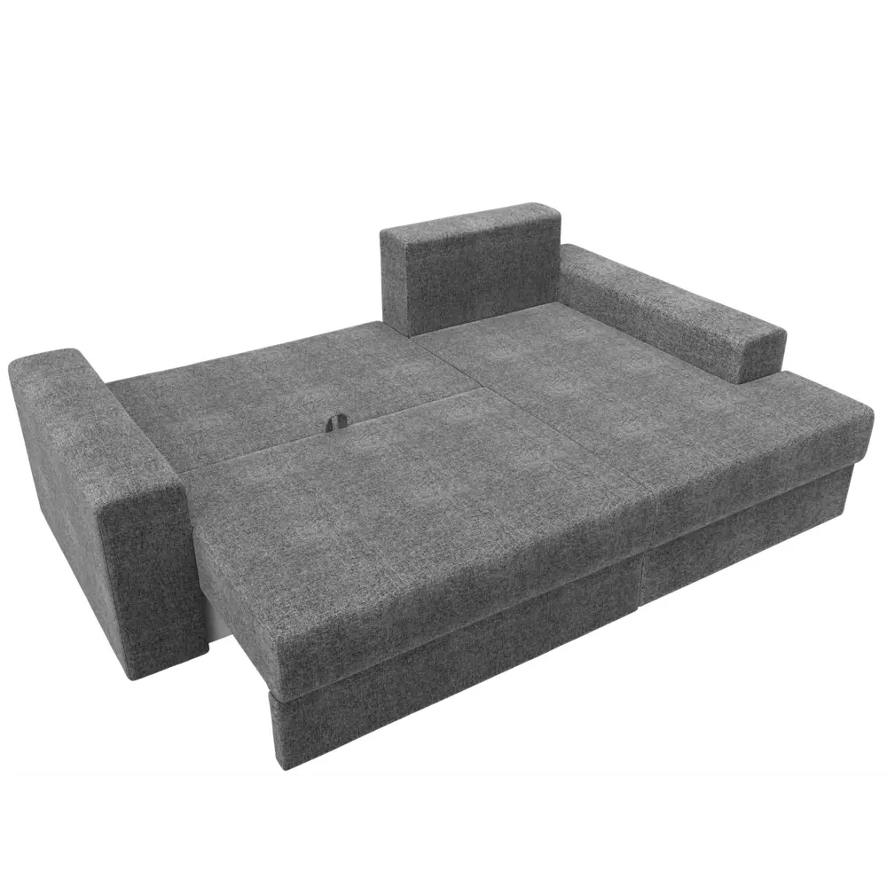 Фото 9 Диван Лига Диванов Майами 114933 254x96x164 см рогожка цвет серый